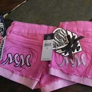 Girls Metal Mulisha Shorts